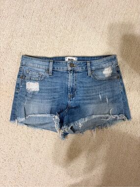 PAIGE Blue Denim Shorts